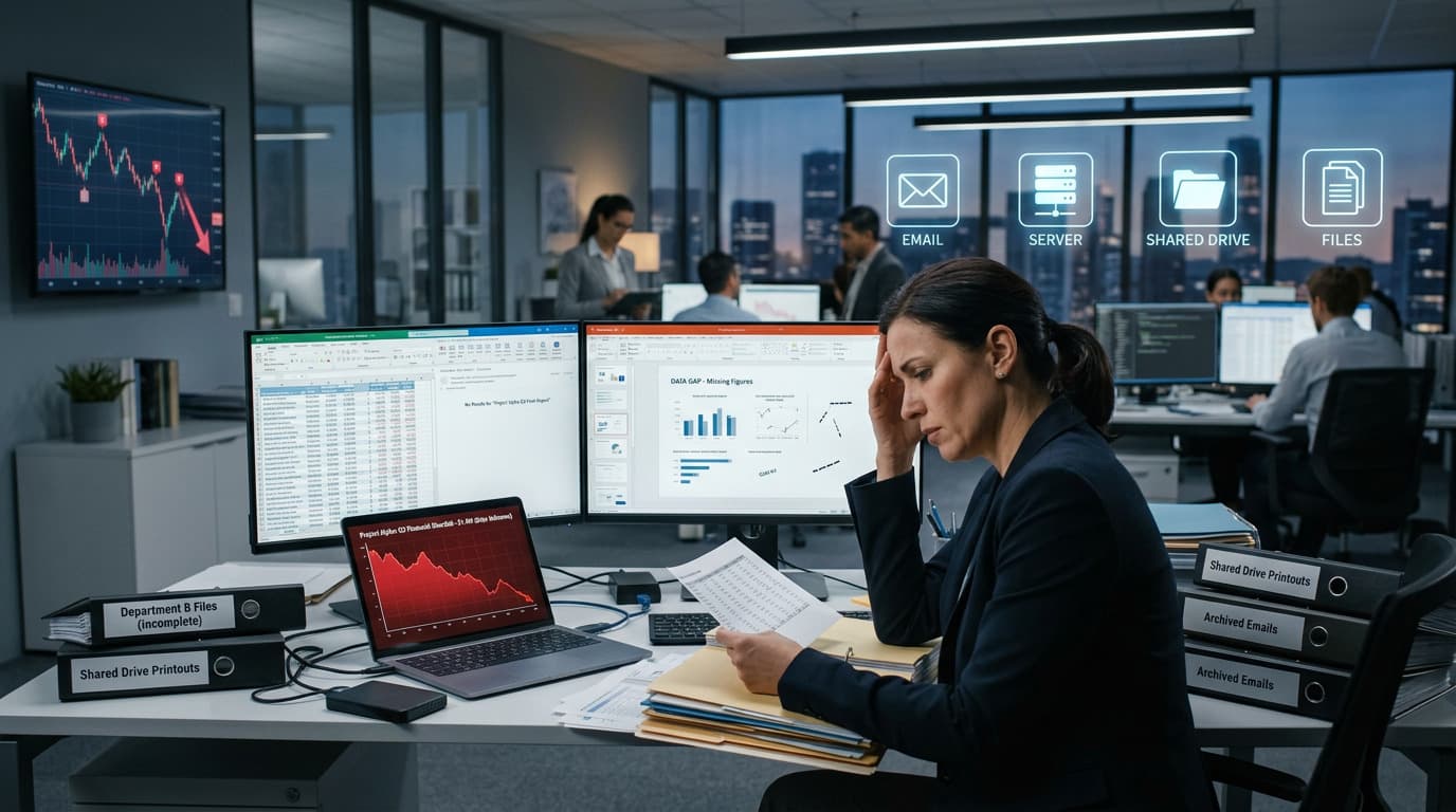 Dados perdidos em silos legados